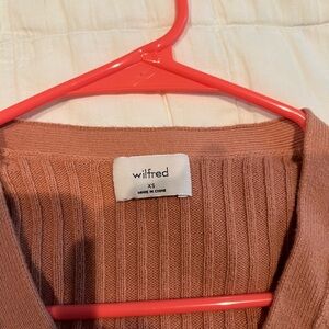 Aritzia Wilfred Women's Tan Cardigan ~ size XS